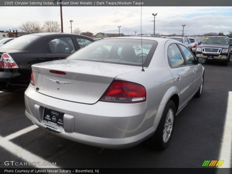 Brilliant Silver Metallic / Dark Taupe/Medium Taupe 2005 Chrysler Sebring Sedan