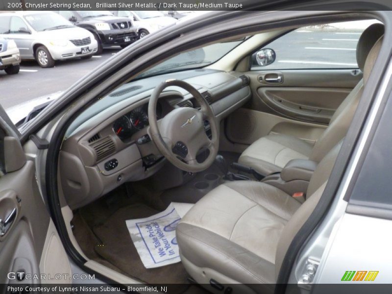 Brilliant Silver Metallic / Dark Taupe/Medium Taupe 2005 Chrysler Sebring Sedan