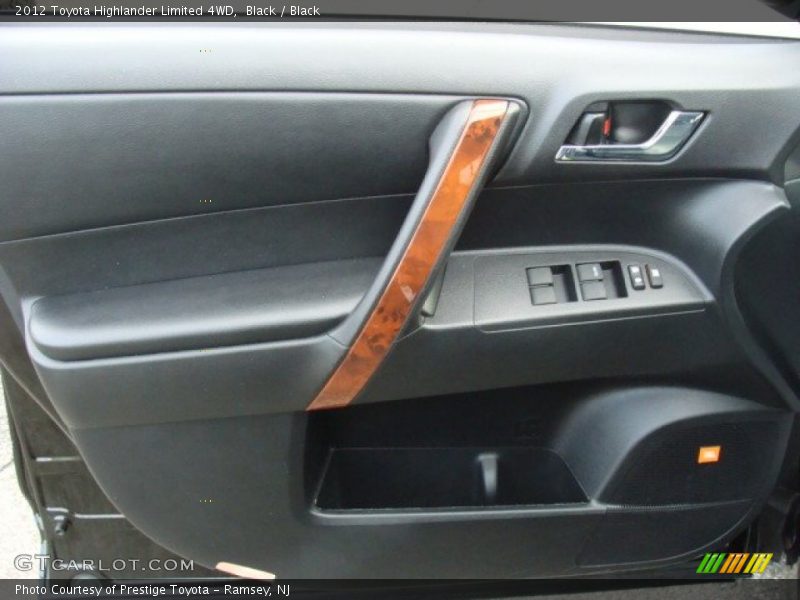 Black / Black 2012 Toyota Highlander Limited 4WD