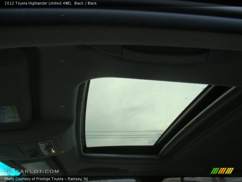 Black / Black 2012 Toyota Highlander Limited 4WD