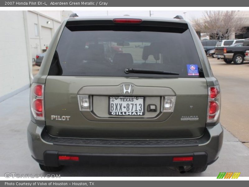 Aberdeen Green Metallic / Gray 2007 Honda Pilot EX-L