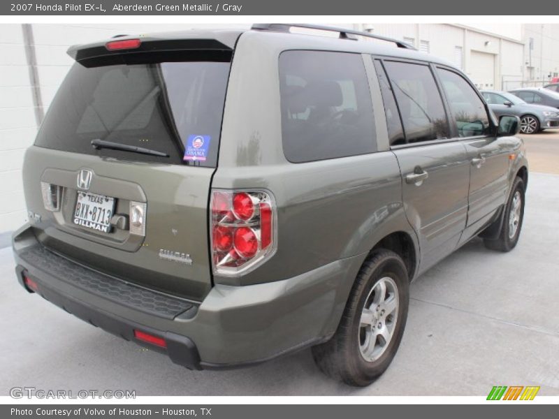 Aberdeen Green Metallic / Gray 2007 Honda Pilot EX-L