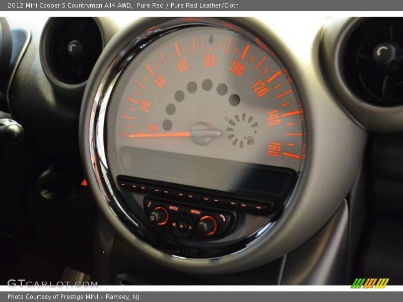 Pure Red / Pure Red Leather/Cloth 2012 Mini Cooper S Countryman All4 AWD