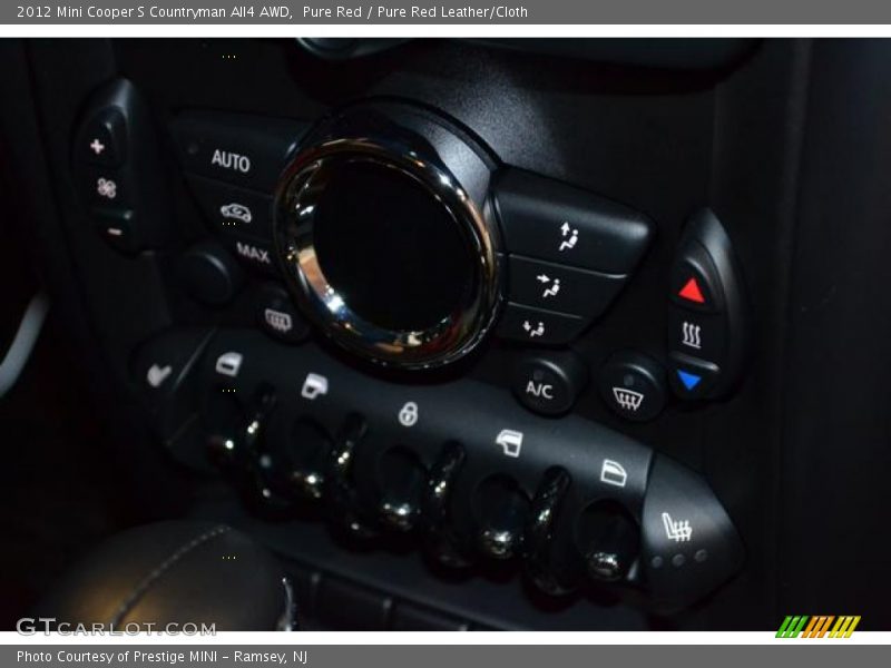 Pure Red / Pure Red Leather/Cloth 2012 Mini Cooper S Countryman All4 AWD