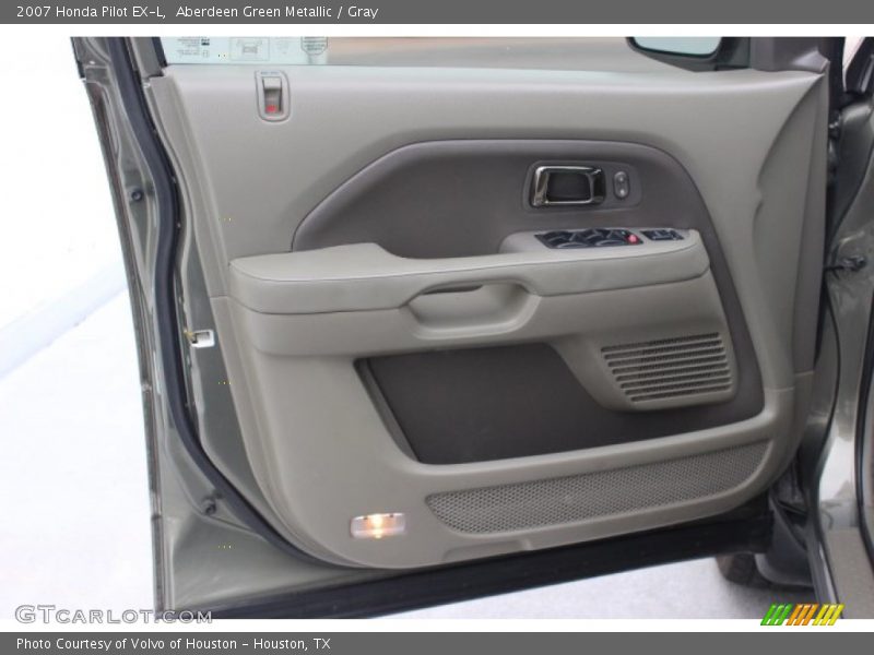 Aberdeen Green Metallic / Gray 2007 Honda Pilot EX-L