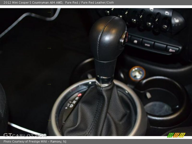 Pure Red / Pure Red Leather/Cloth 2012 Mini Cooper S Countryman All4 AWD