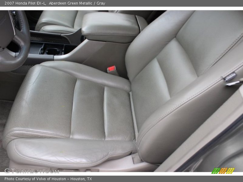 Aberdeen Green Metallic / Gray 2007 Honda Pilot EX-L
