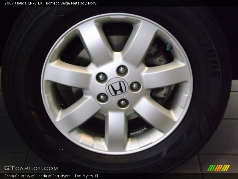 Borrego Beige Metallic / Ivory 2007 Honda CR-V EX