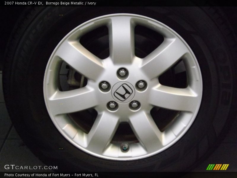 Borrego Beige Metallic / Ivory 2007 Honda CR-V EX