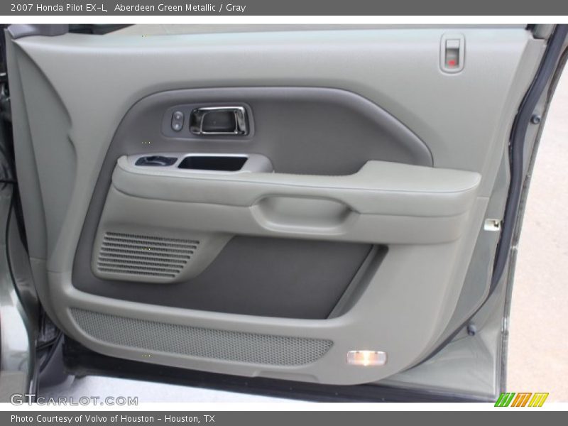 Aberdeen Green Metallic / Gray 2007 Honda Pilot EX-L