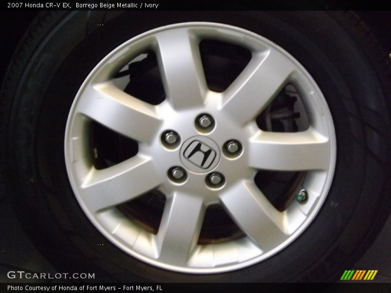 Borrego Beige Metallic / Ivory 2007 Honda CR-V EX