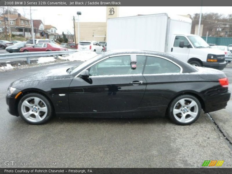 Jet Black / Saddle Brown/Black 2008 BMW 3 Series 328i Convertible