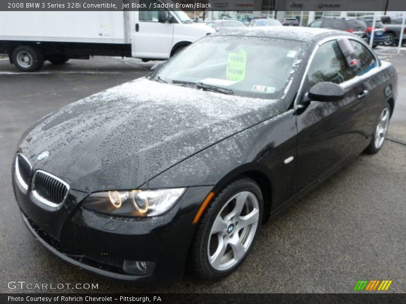 Jet Black / Saddle Brown/Black 2008 BMW 3 Series 328i Convertible