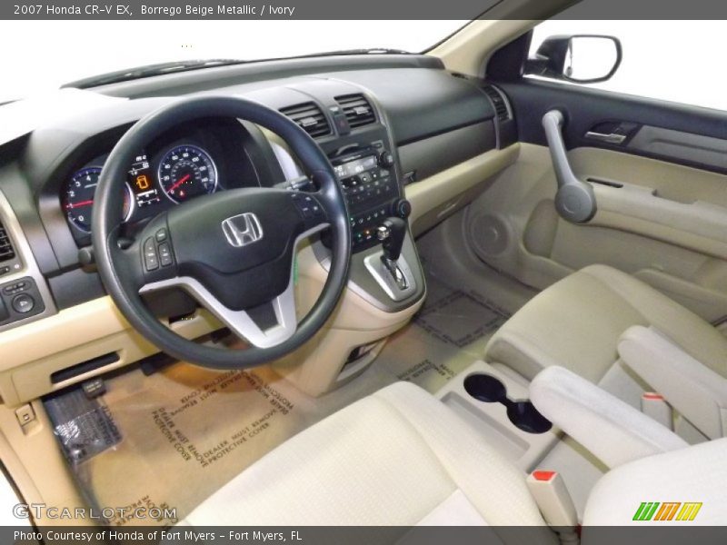Ivory Interior - 2007 CR-V EX 