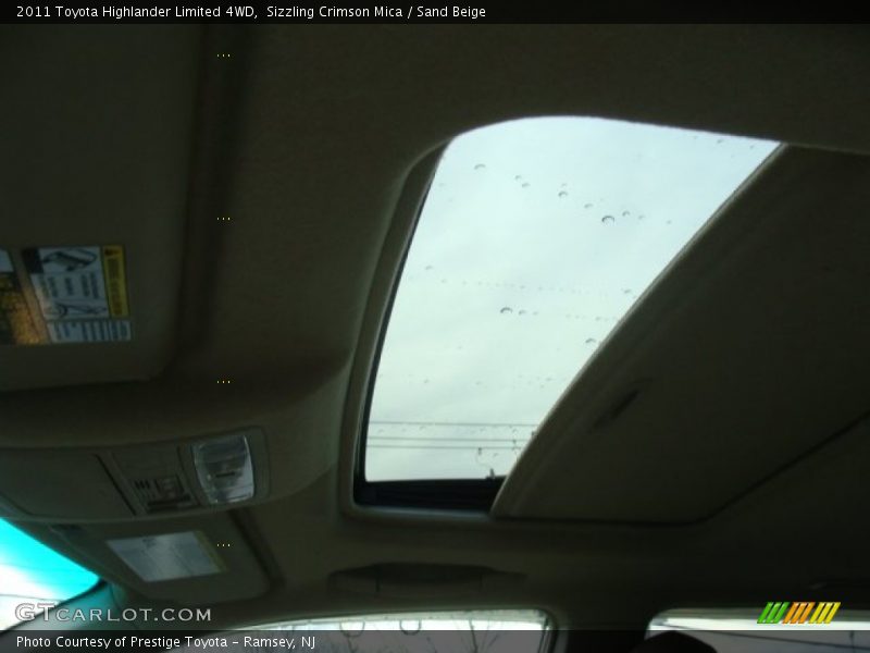 Sizzling Crimson Mica / Sand Beige 2011 Toyota Highlander Limited 4WD