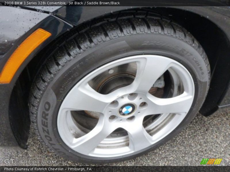 Jet Black / Saddle Brown/Black 2008 BMW 3 Series 328i Convertible
