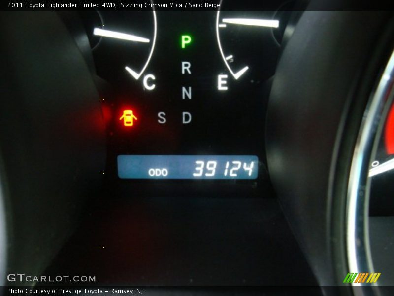 Sizzling Crimson Mica / Sand Beige 2011 Toyota Highlander Limited 4WD