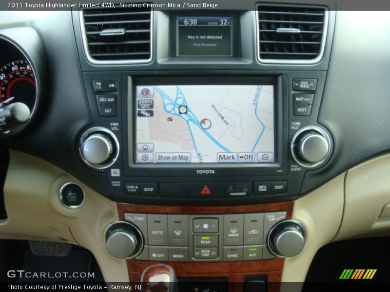 Sizzling Crimson Mica / Sand Beige 2011 Toyota Highlander Limited 4WD