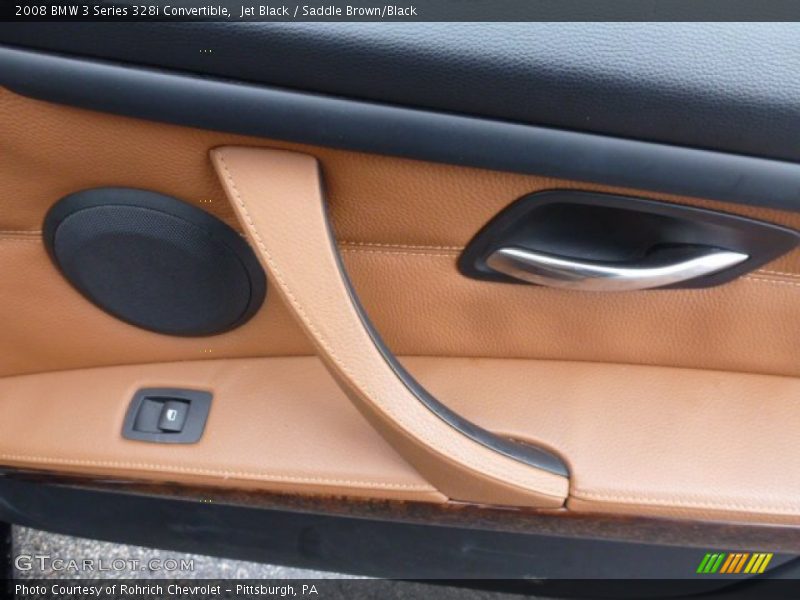 Jet Black / Saddle Brown/Black 2008 BMW 3 Series 328i Convertible
