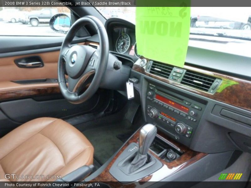 Jet Black / Saddle Brown/Black 2008 BMW 3 Series 328i Convertible
