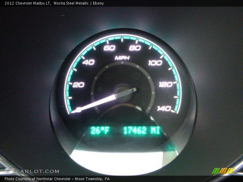 Mocha Steel Metallic / Ebony 2012 Chevrolet Malibu LT