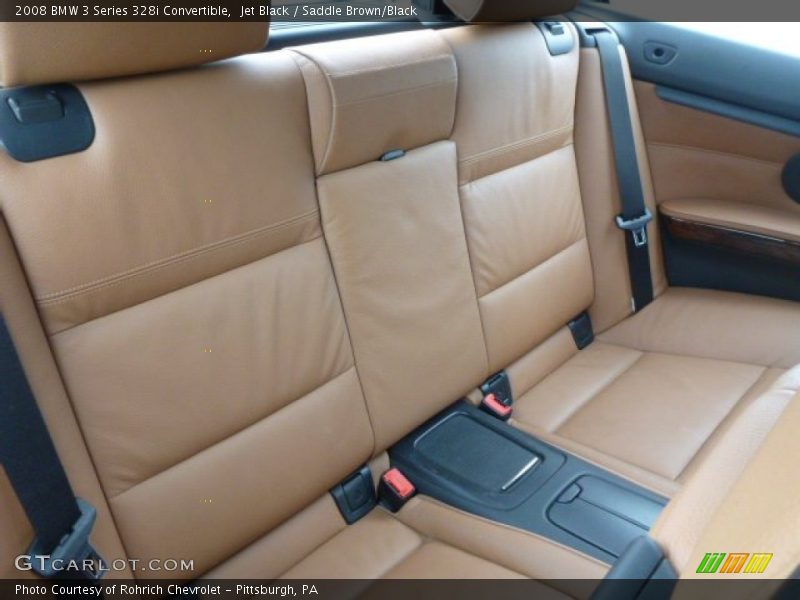 Jet Black / Saddle Brown/Black 2008 BMW 3 Series 328i Convertible