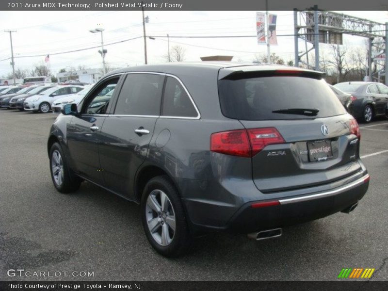 Polished Metal Metallic / Ebony 2011 Acura MDX Technology