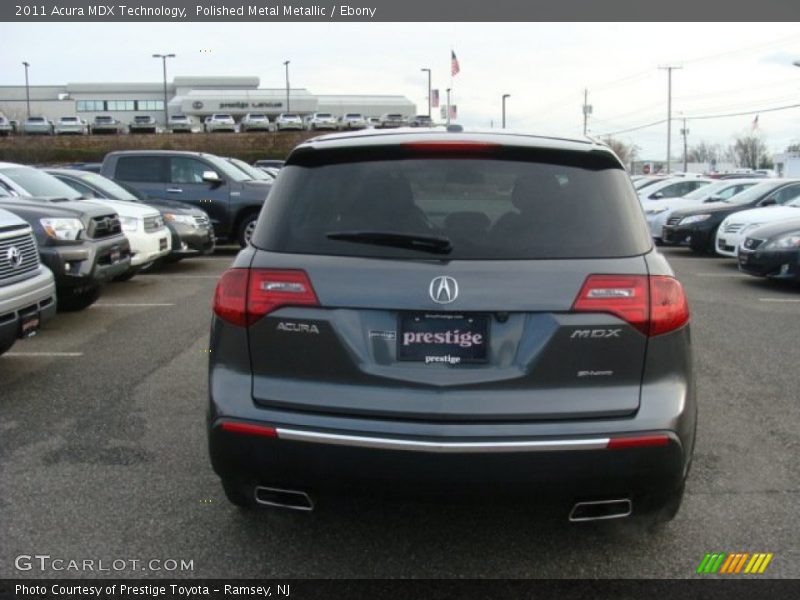 Polished Metal Metallic / Ebony 2011 Acura MDX Technology