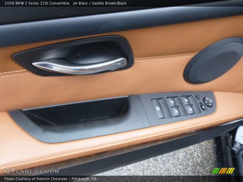 Jet Black / Saddle Brown/Black 2008 BMW 3 Series 328i Convertible