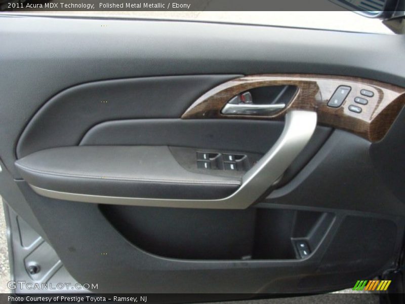 Polished Metal Metallic / Ebony 2011 Acura MDX Technology