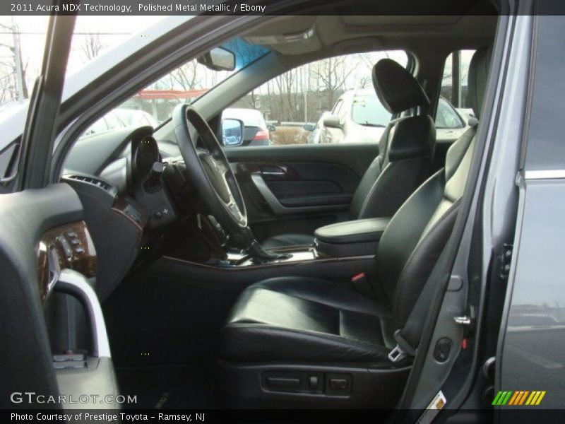 Polished Metal Metallic / Ebony 2011 Acura MDX Technology