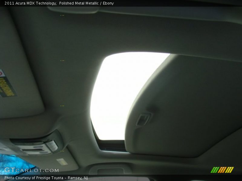 Polished Metal Metallic / Ebony 2011 Acura MDX Technology