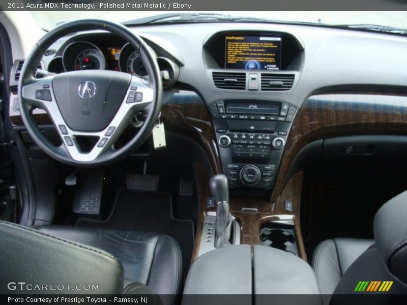 Polished Metal Metallic / Ebony 2011 Acura MDX Technology