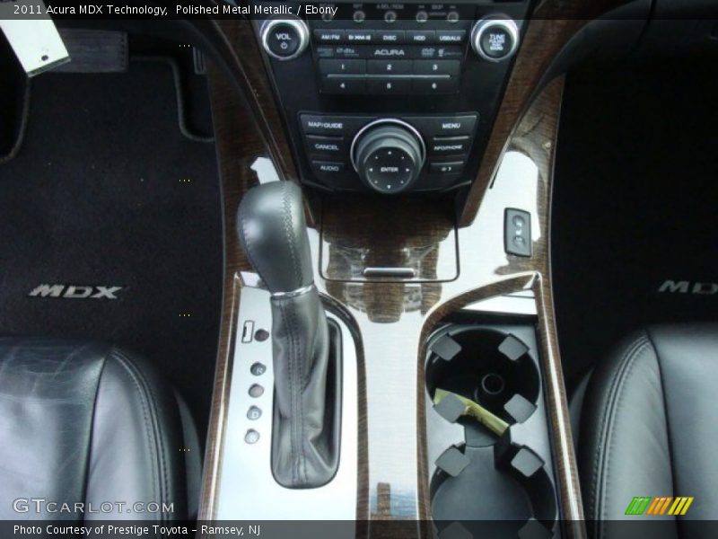 Polished Metal Metallic / Ebony 2011 Acura MDX Technology