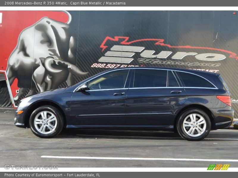 Capri Blue Metallic / Macadamia 2008 Mercedes-Benz R 350 4Matic