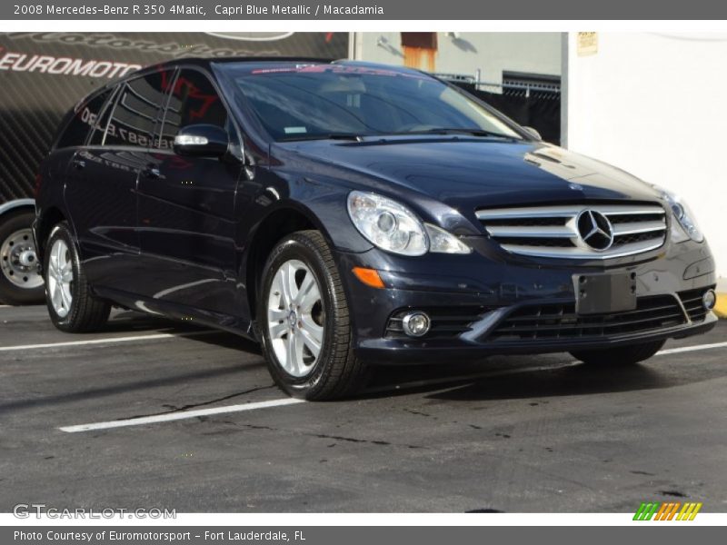 Capri Blue Metallic / Macadamia 2008 Mercedes-Benz R 350 4Matic