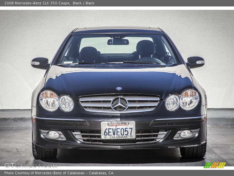 Black / Black 2008 Mercedes-Benz CLK 350 Coupe