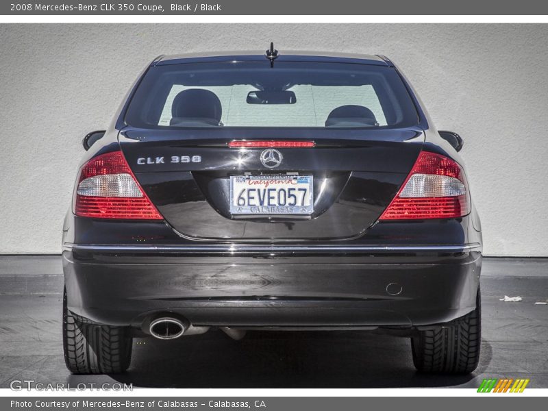 Black / Black 2008 Mercedes-Benz CLK 350 Coupe