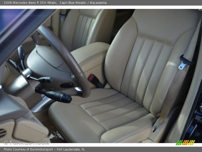 Capri Blue Metallic / Macadamia 2008 Mercedes-Benz R 350 4Matic