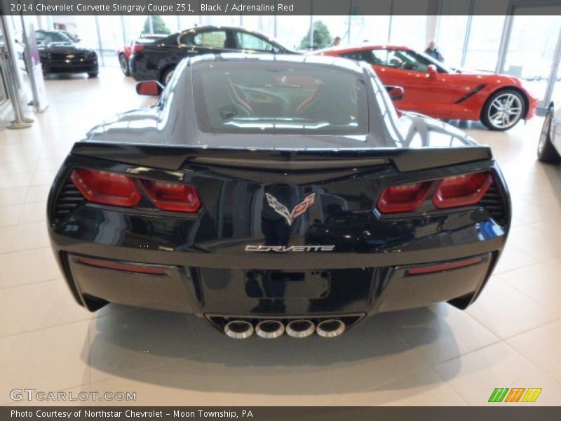 Exhaust of 2014 Corvette Stingray Coupe Z51