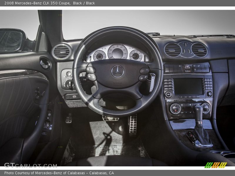 Black / Black 2008 Mercedes-Benz CLK 350 Coupe
