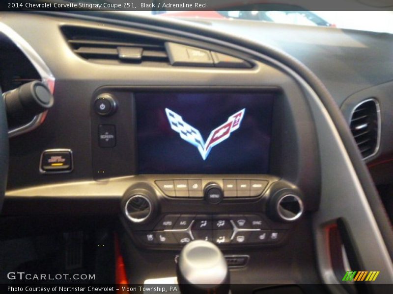 Black / Adrenaline Red 2014 Chevrolet Corvette Stingray Coupe Z51