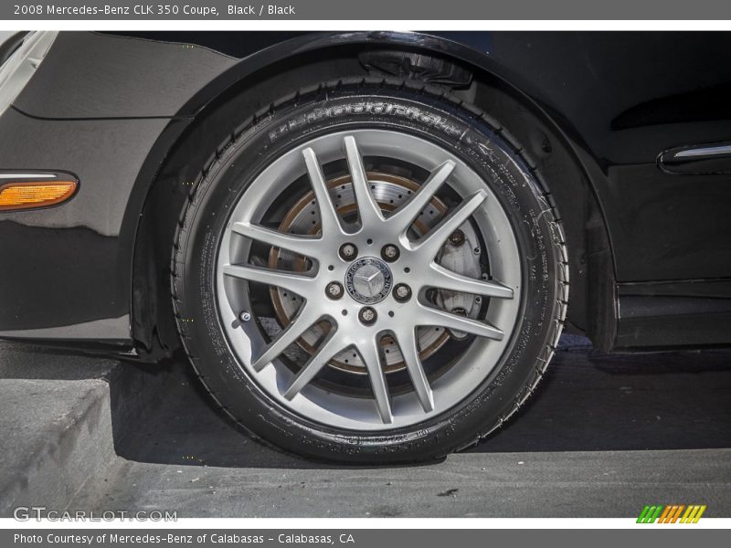 Black / Black 2008 Mercedes-Benz CLK 350 Coupe