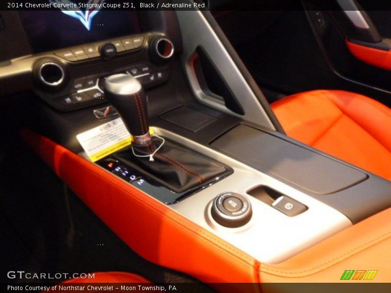 Black / Adrenaline Red 2014 Chevrolet Corvette Stingray Coupe Z51