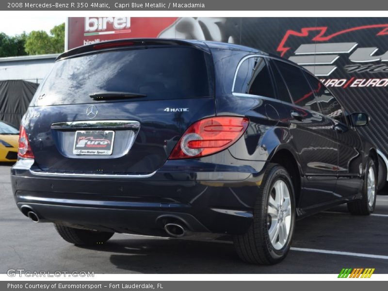 Capri Blue Metallic / Macadamia 2008 Mercedes-Benz R 350 4Matic