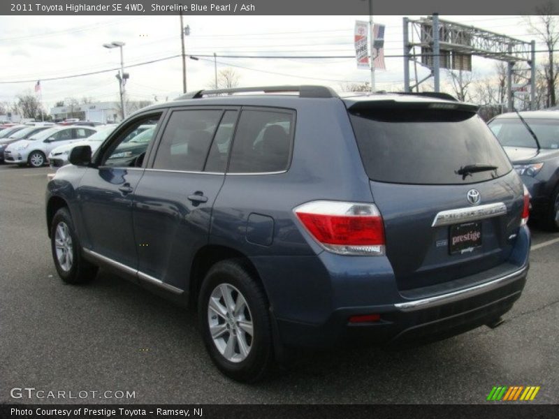 Shoreline Blue Pearl / Ash 2011 Toyota Highlander SE 4WD