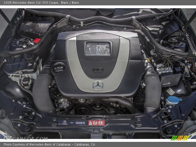 Black / Black 2008 Mercedes-Benz CLK 350 Coupe