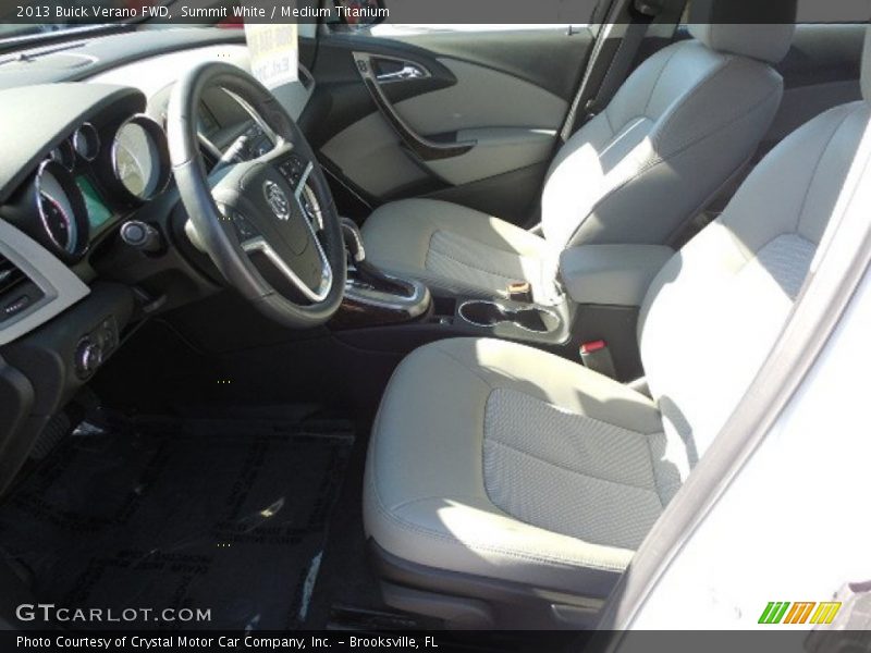 Front Seat of 2013 Verano FWD