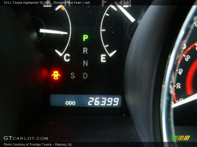 Shoreline Blue Pearl / Ash 2011 Toyota Highlander SE 4WD