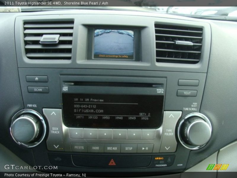 Shoreline Blue Pearl / Ash 2011 Toyota Highlander SE 4WD